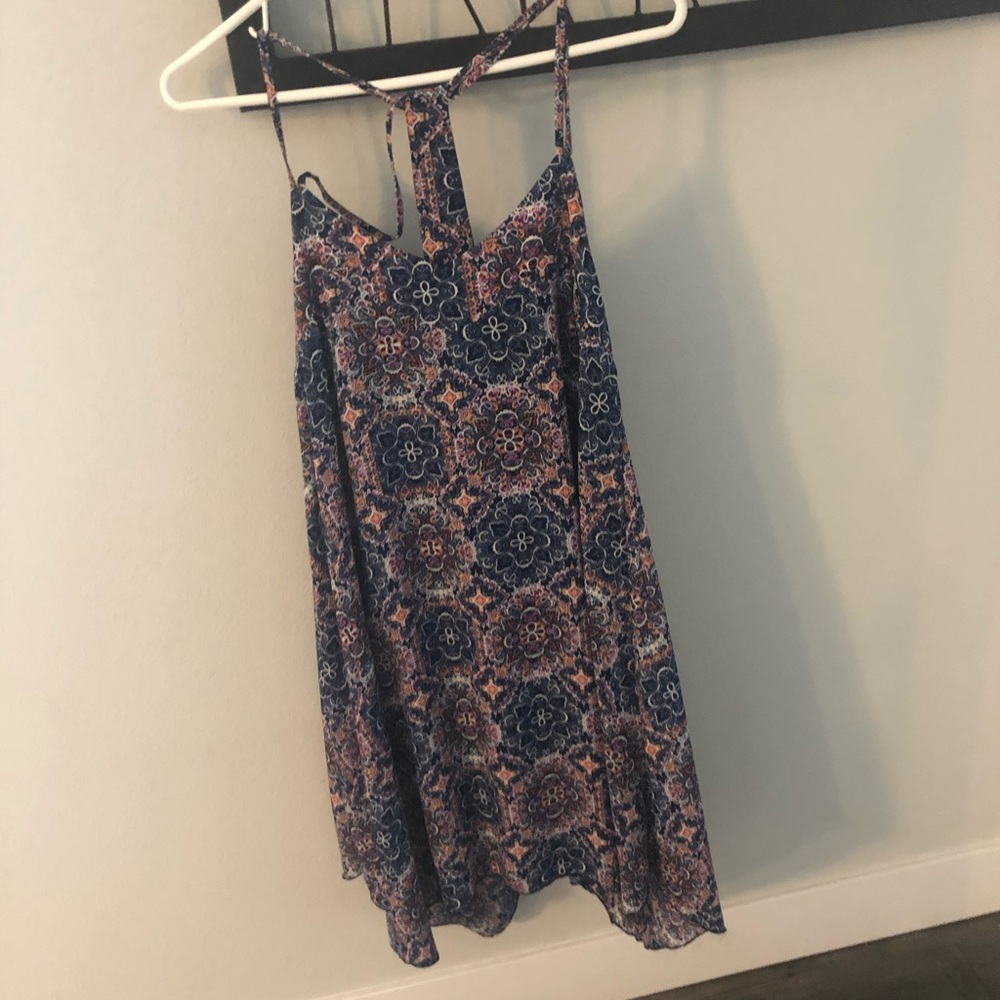 Boho Pattern Handkerchief Dress